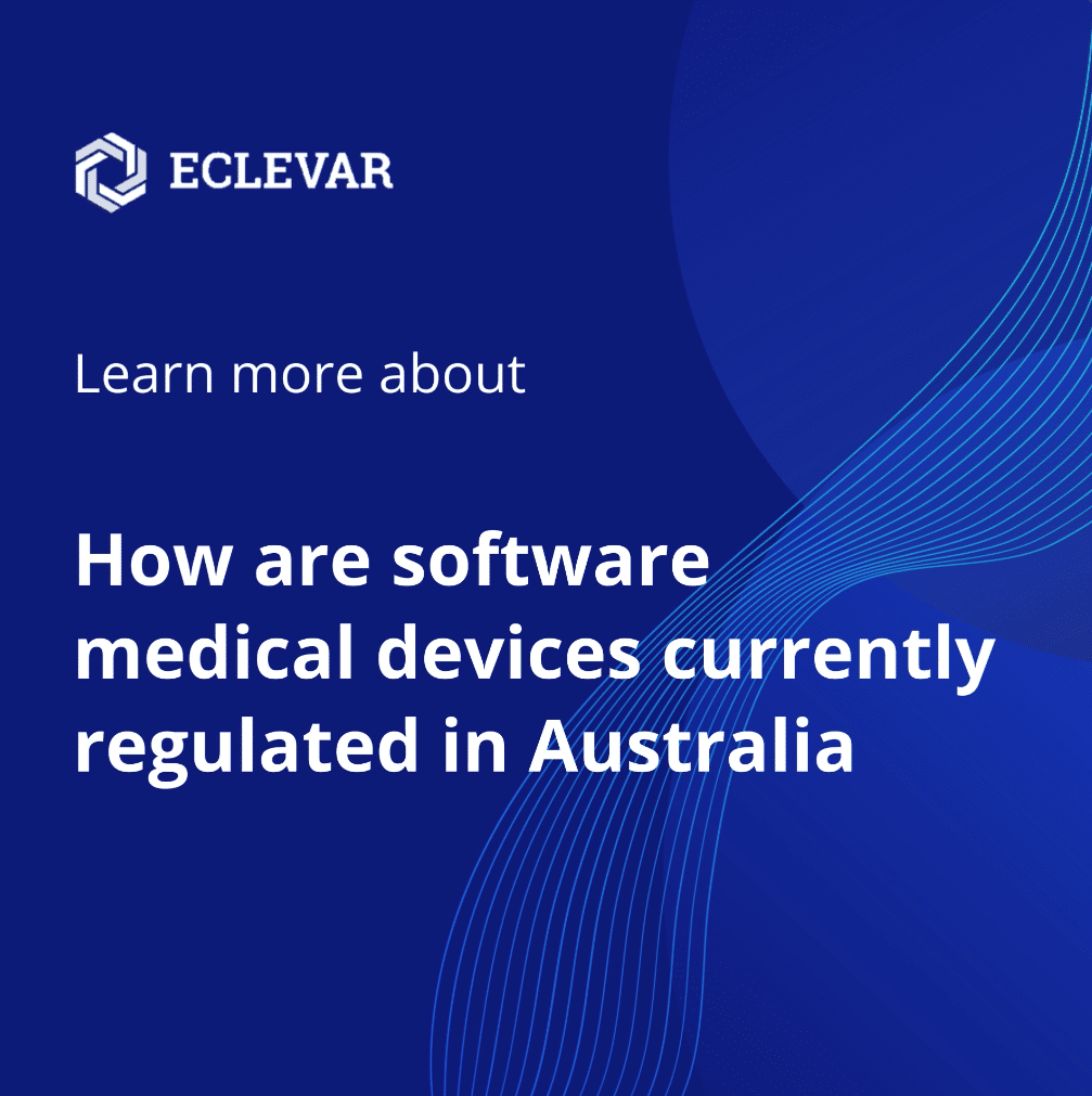 How are software medical devices currently regulated in Australia?