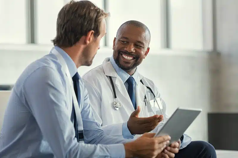 Machbarkeits-Scoping-Gespräch für eine klinische Studie mit einem Medizinprodukt
